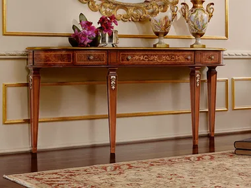 REGGENZA LUXURY - Demilune console table with drawers by Barnini Oseo - view 2